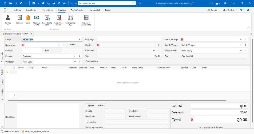 Dashboard mockup