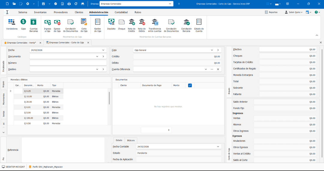 Dashboard mockup